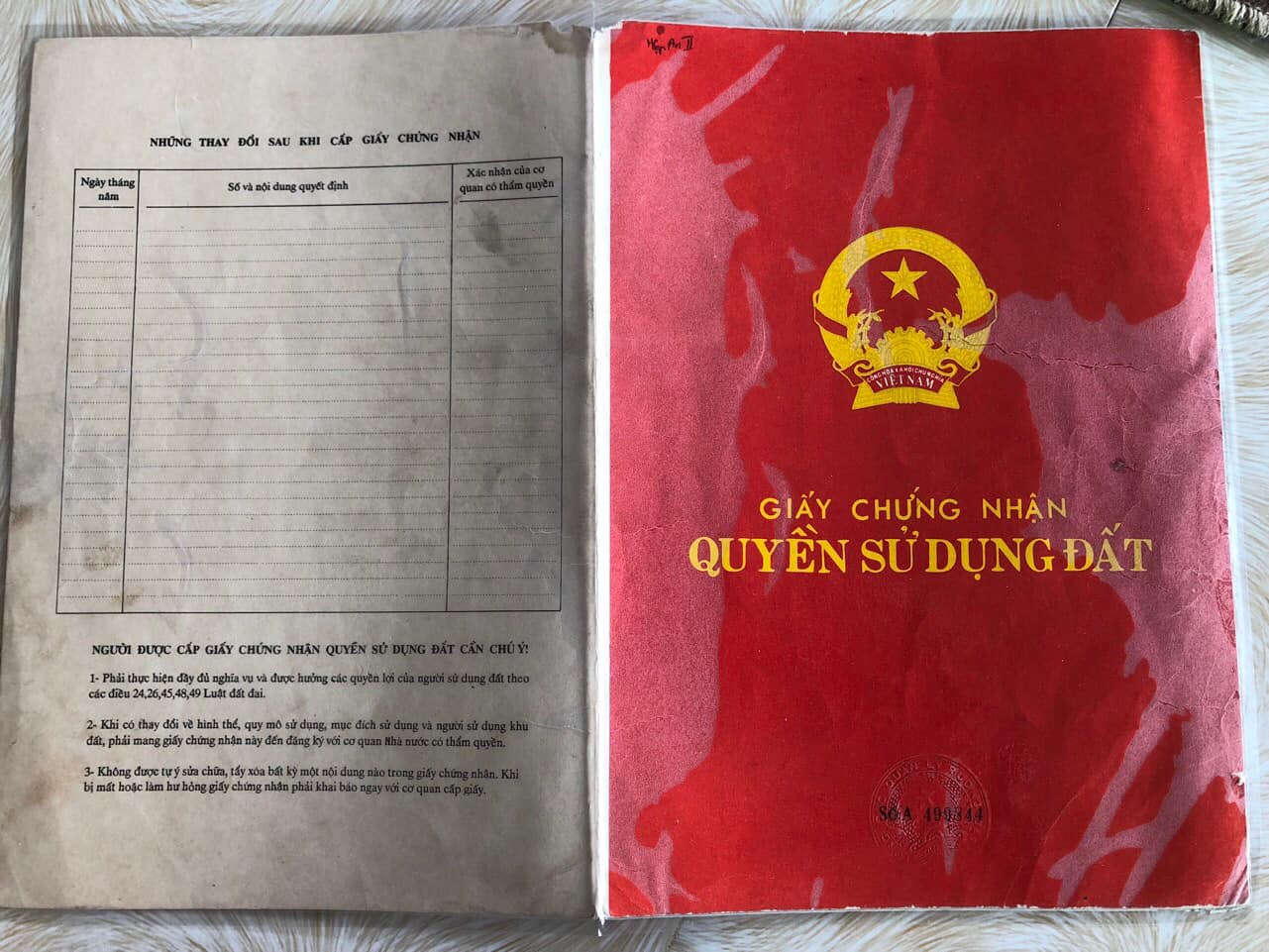 Sổ đỏ - Ảnh minh họa