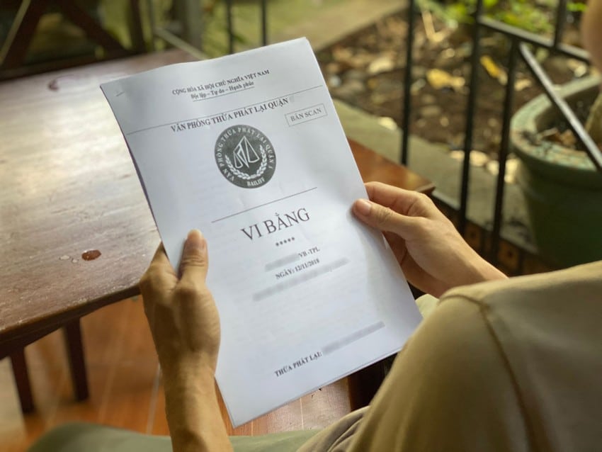 Nhà vi bằng có làm sổ được không?