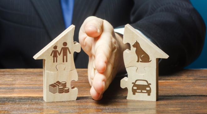 Chia tài sản bất động sản  khi ly hôn