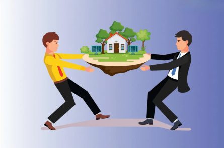 Giải quyết pháp lý tranh chấp đất liền kề